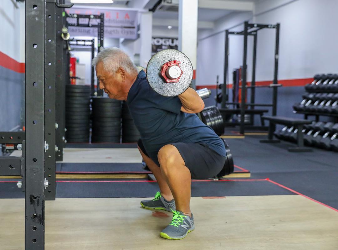 Deep pause top squat