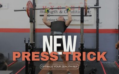 New Press Trick – Optimizing Your Zeroth Rep